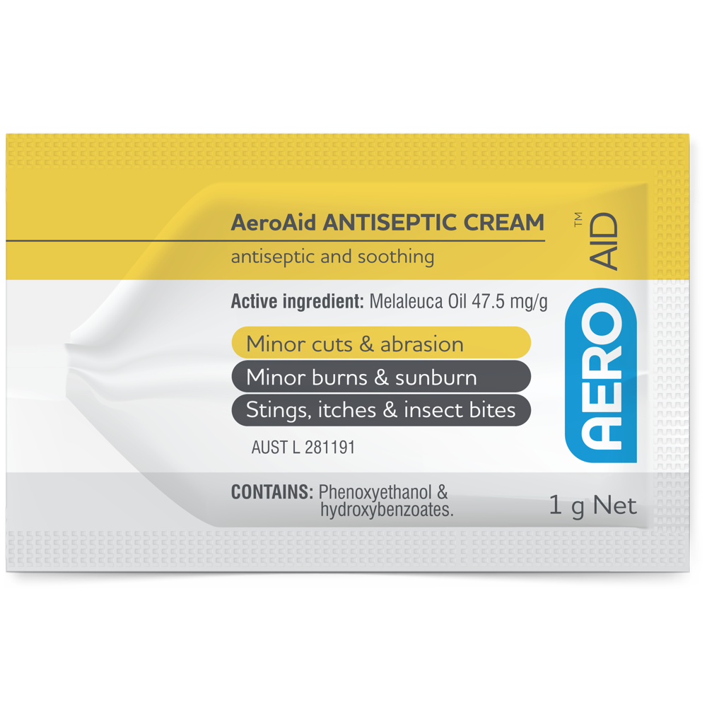 AEROAID Antiseptic Cream Sachet 1g Image