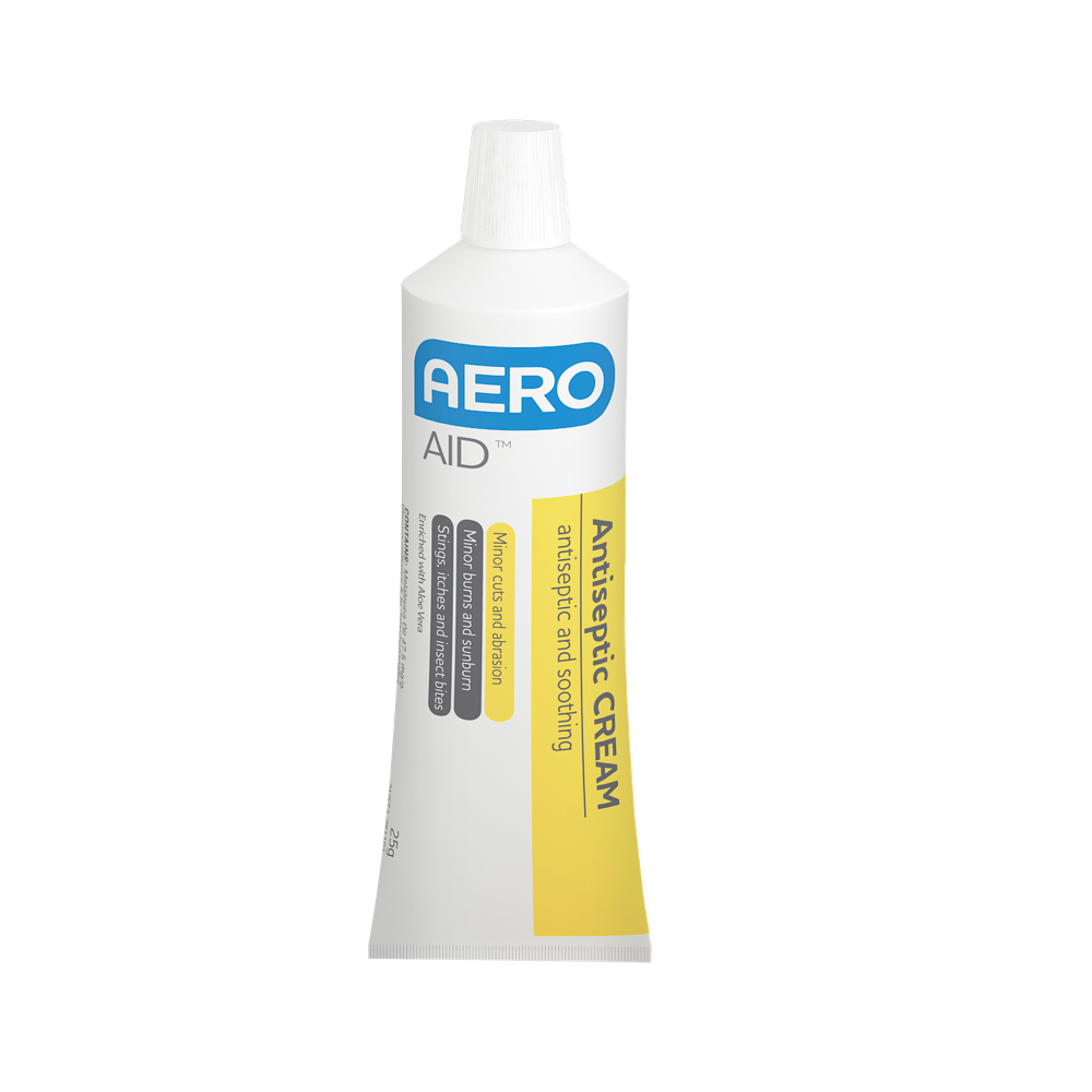 AEROAID Antiseptic Cream Tube 25g Image