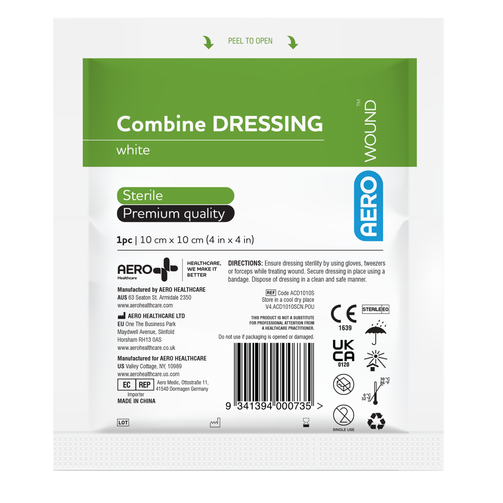 AEROWOUND Combine Dressing 10 x 10cm Bag/50 Image