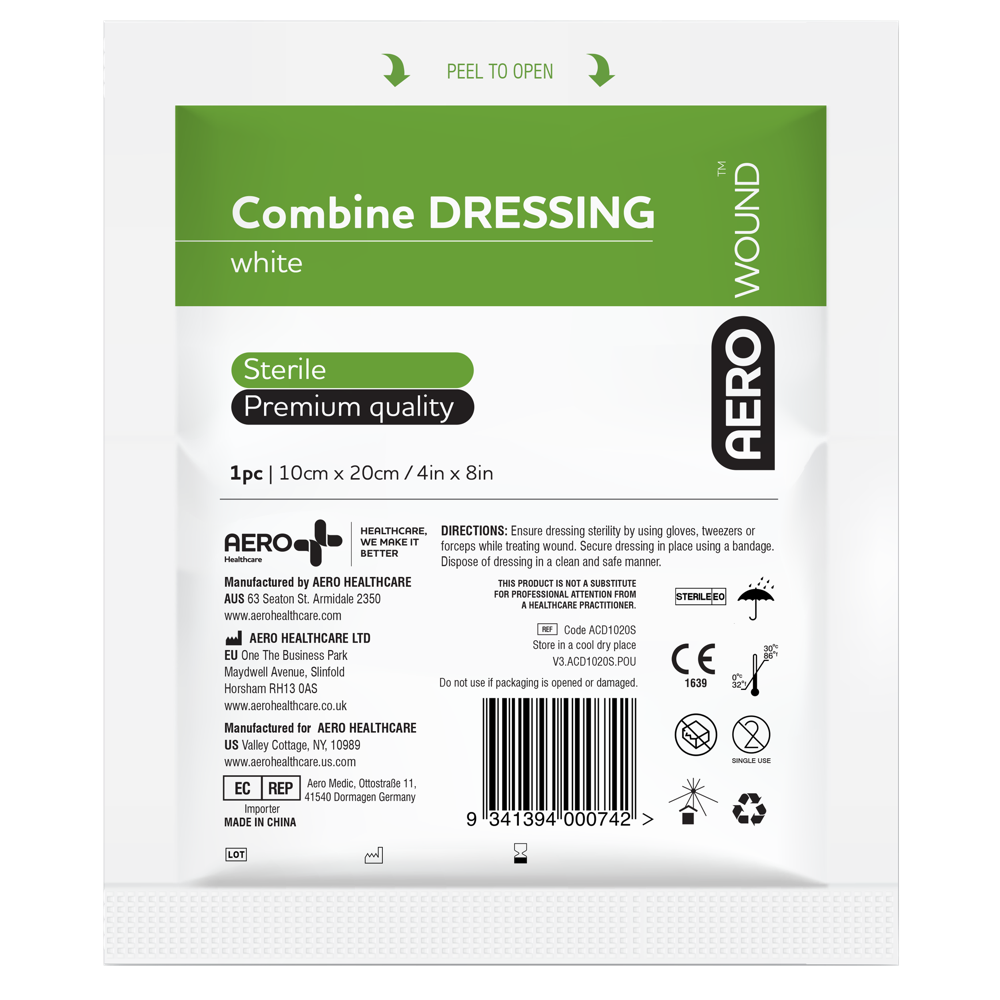 AEROWOUND Combine Dressing 10 x 20cm Bag/50 Image