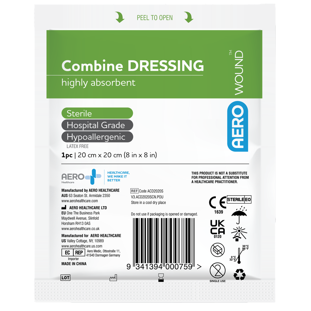 AEROWOUND Combine Dressing 20 x 20cm Bag/50 Image