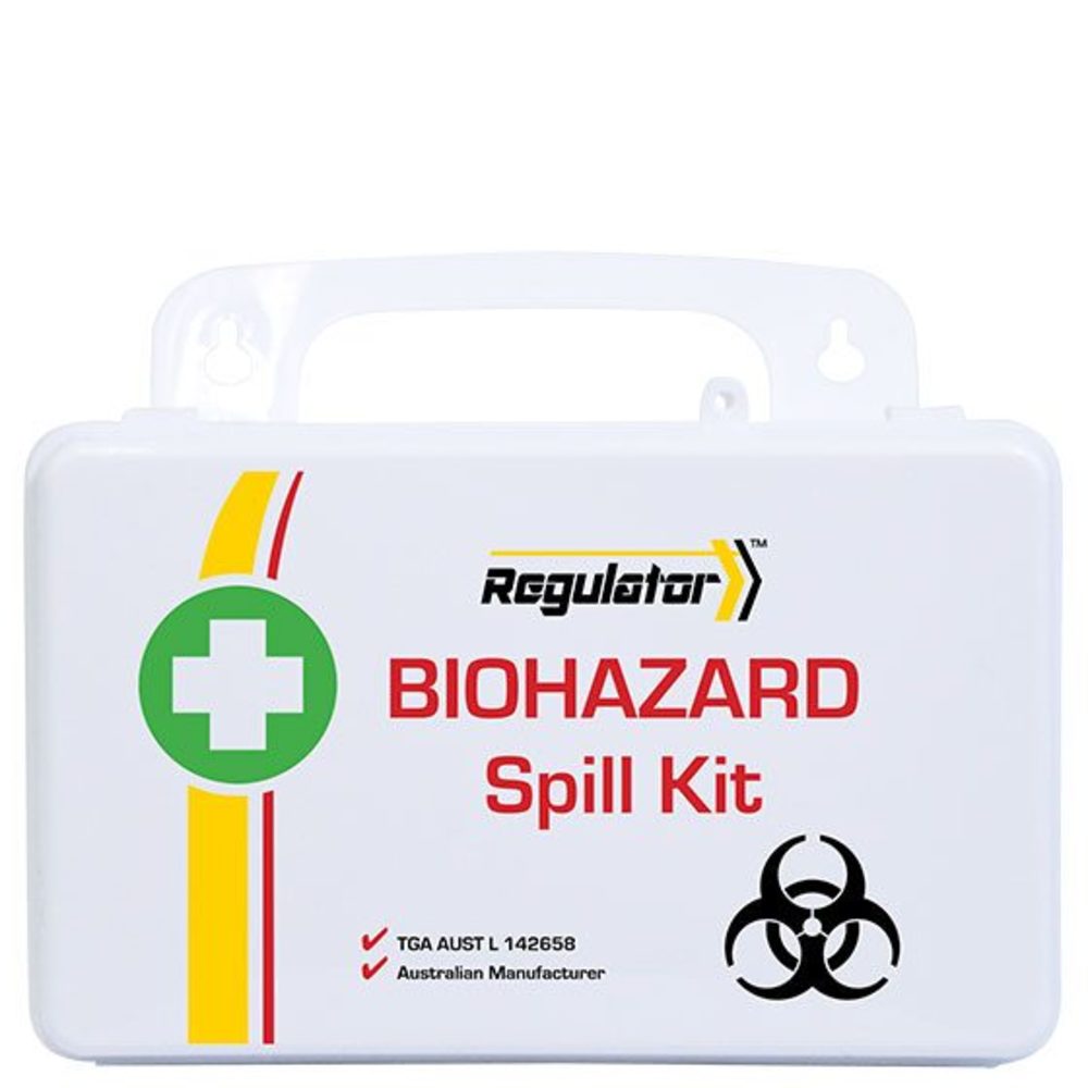 REGULATOR Biohazard Plastic Spill Kit 13 x 21 x 7.5cm Image
