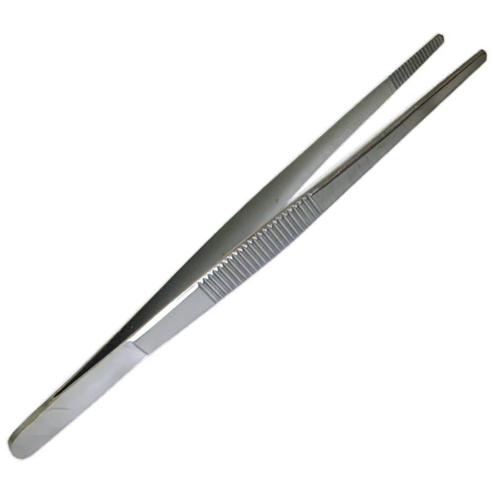 AEROINSTRUMENT Stainless Steel Blunt Forceps 13cm Image