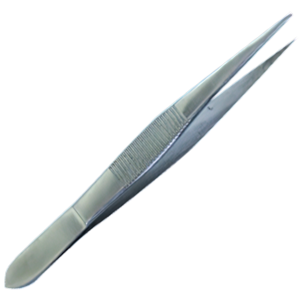 AEROINSTRUMENT Stainless Steel Fine Forceps 8cm Image