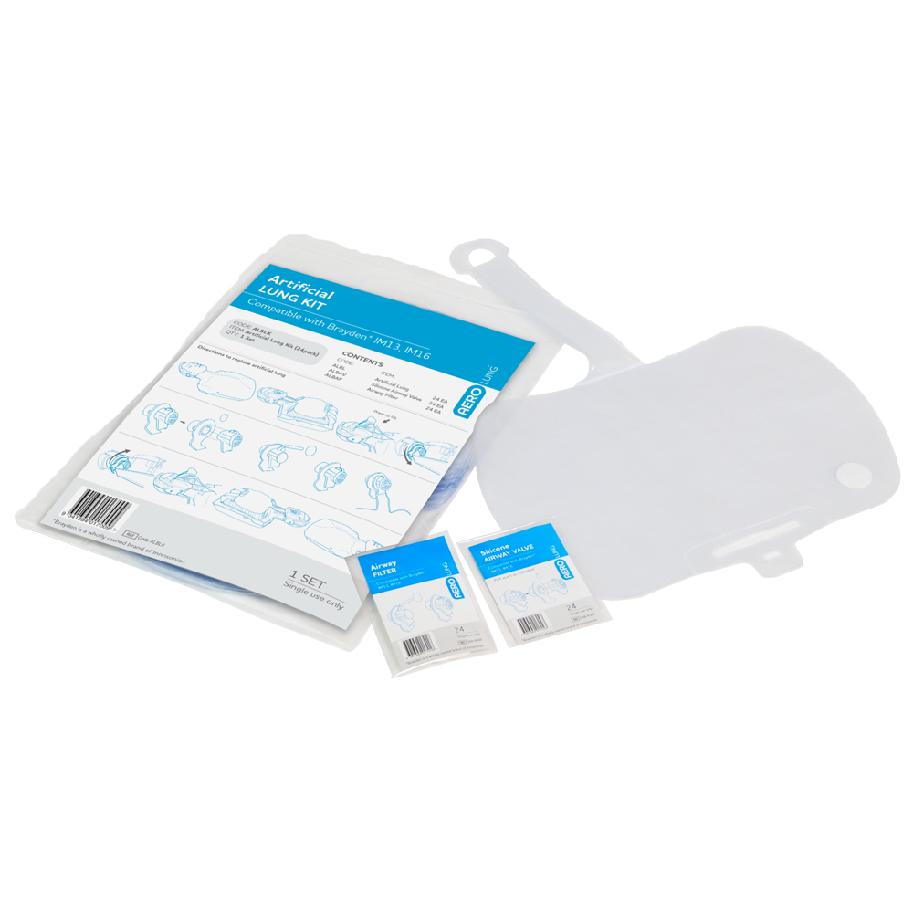 AEROLUNG Brayden Lung, Filter & Valve Kit Pack/24 Image