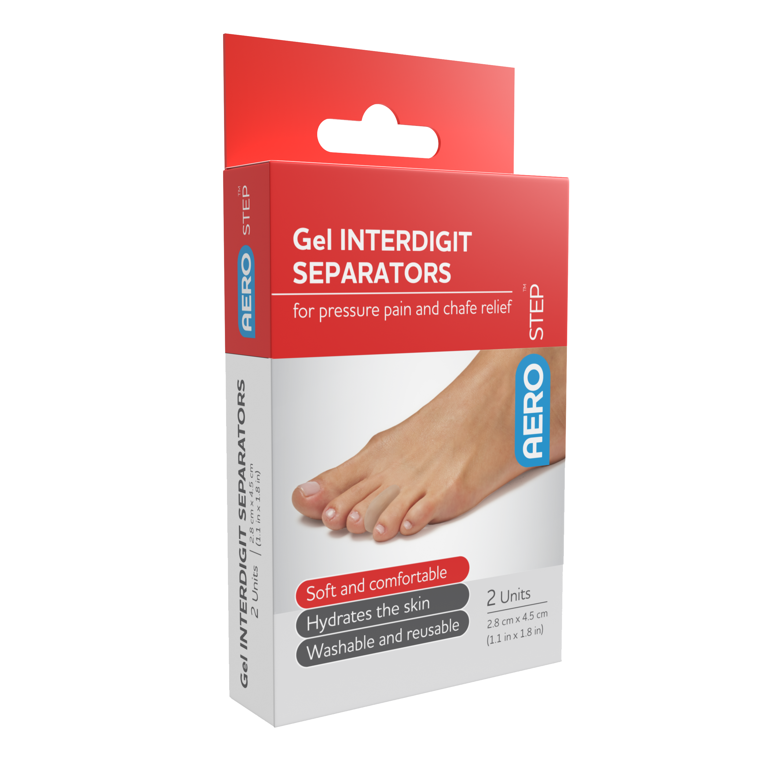 AEROSTEP™ Gel Interdigit Separators 28 x 45mm Box/2 Image