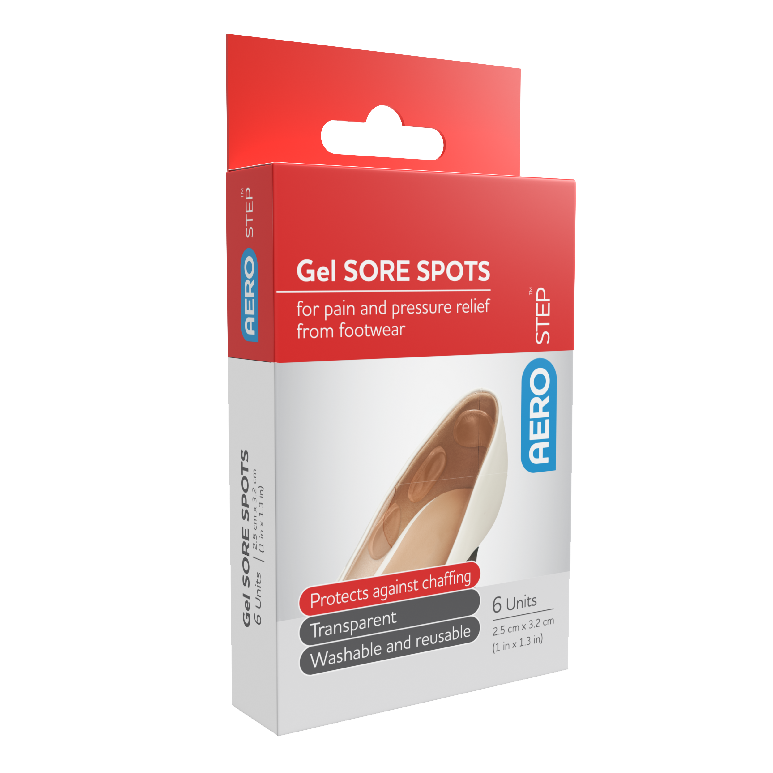 AeroStep™ Gel Sore Spots 6pk Image