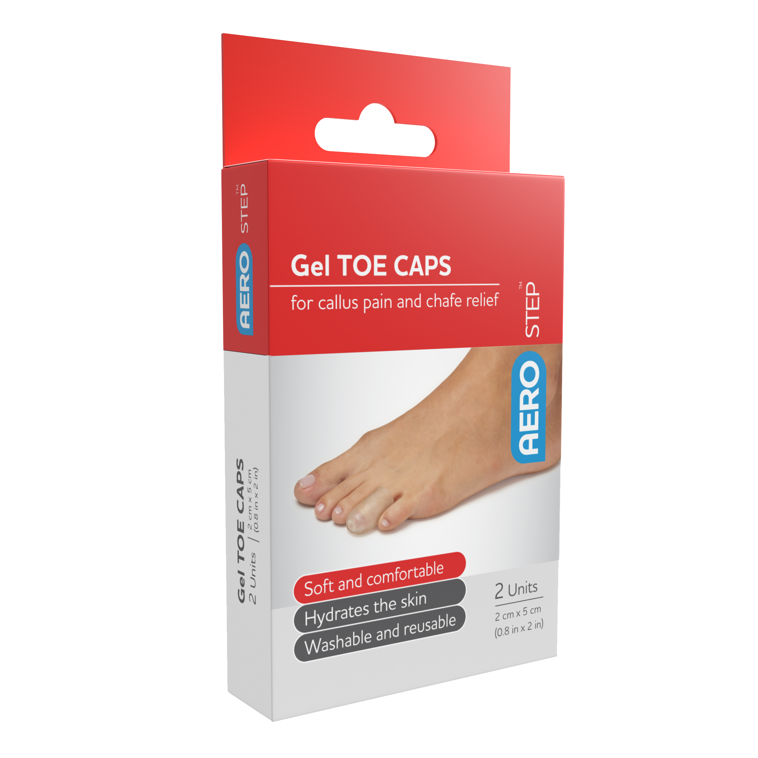 AeroStep™ Gel Toe Cap 2pk Image