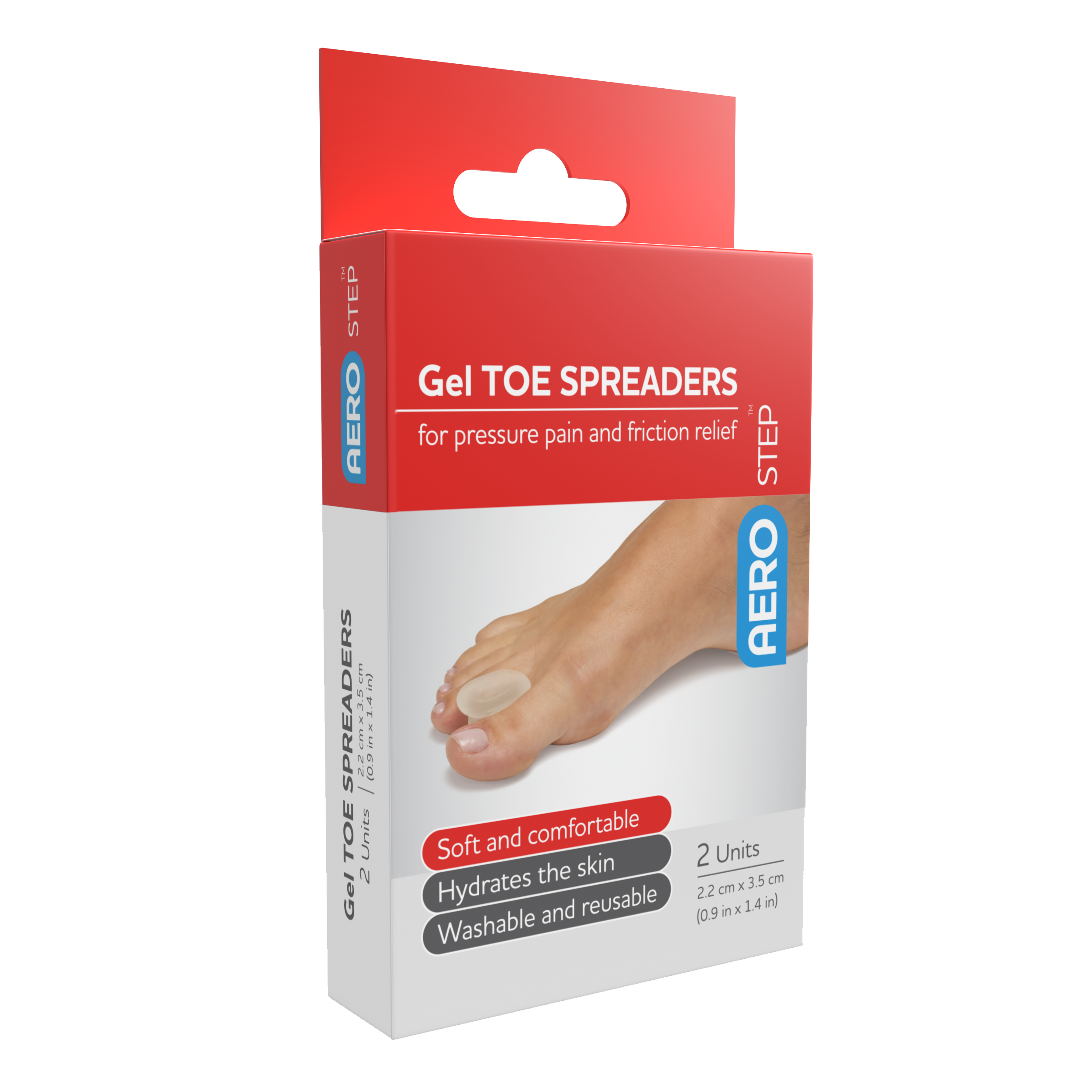 AEROSTEP™ Gel Toe Spreader 22 x 35mm Box/2 Image