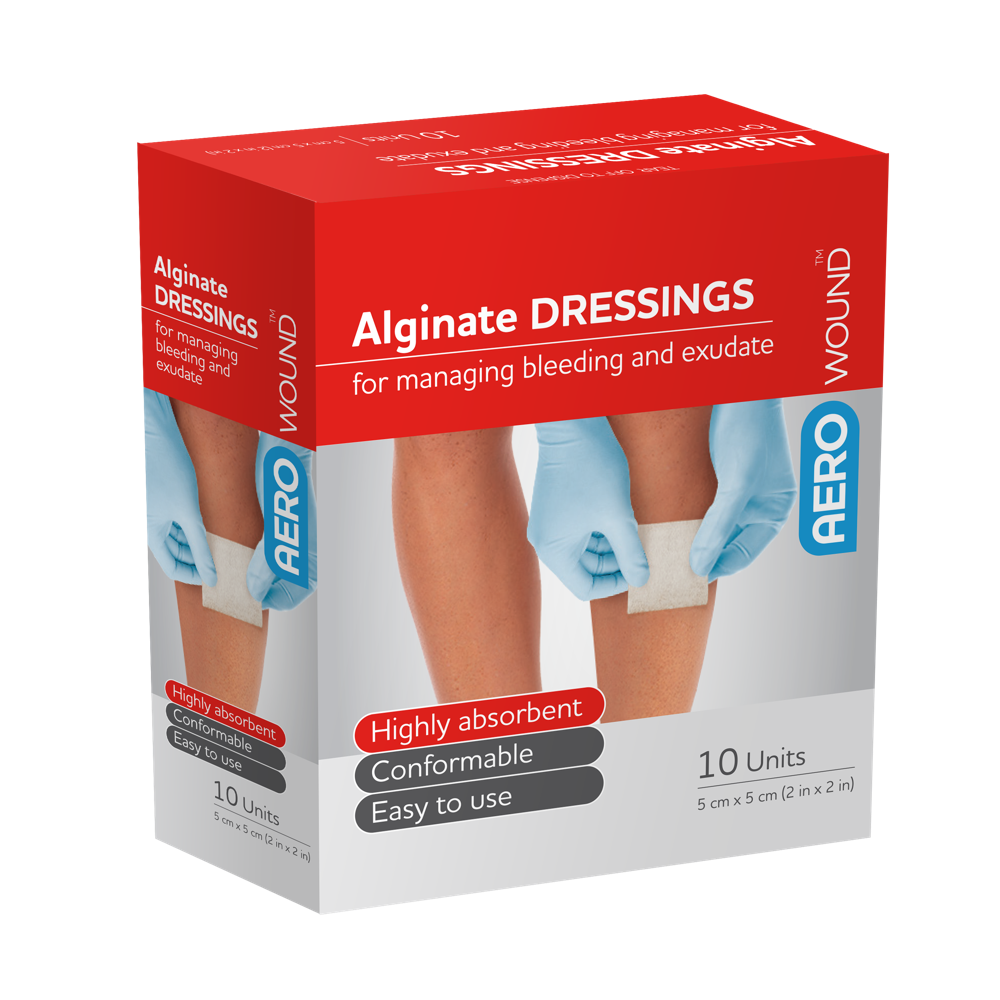 AEROWOUND Alginate Dressing 5 x 5cm Box/10 Image