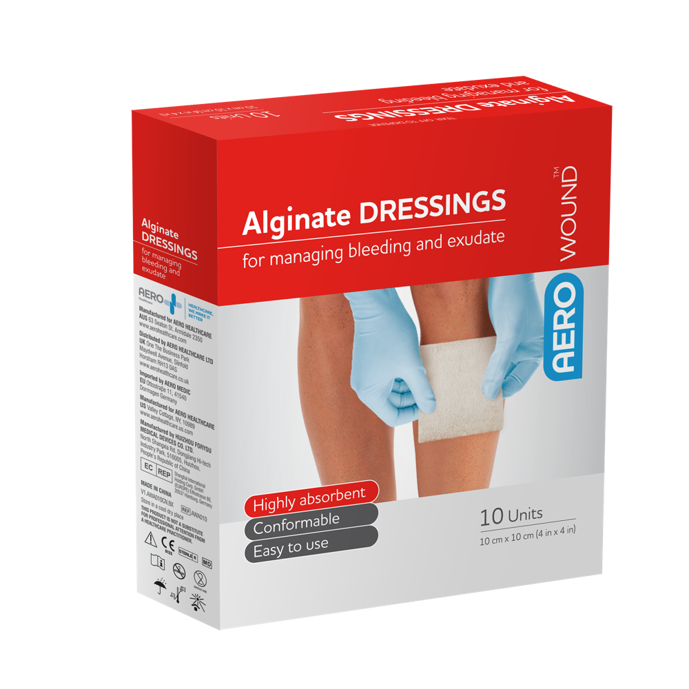 AEROWOUND Alginate Dressing 10 x 10cm Box/10 Image