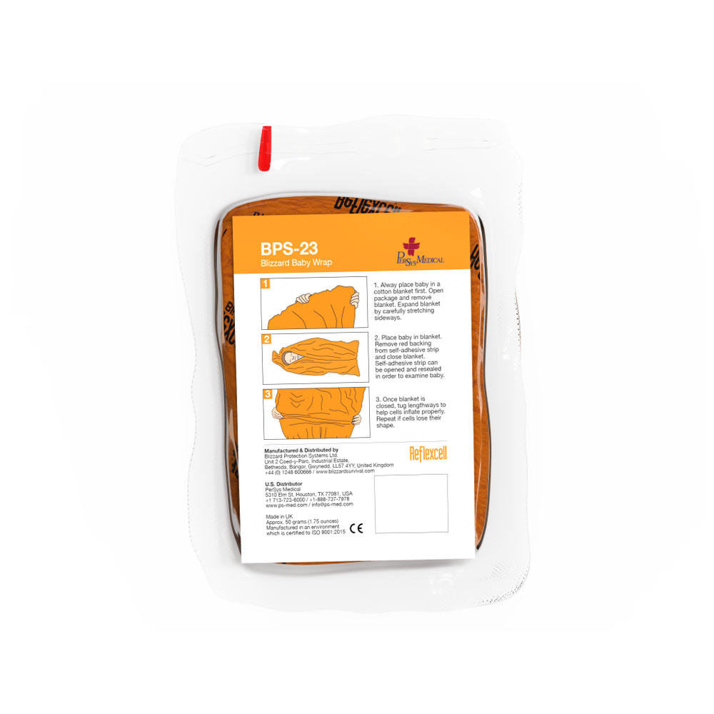 BLIZZARD Orange Baby Wrap 65 x 24cm Image