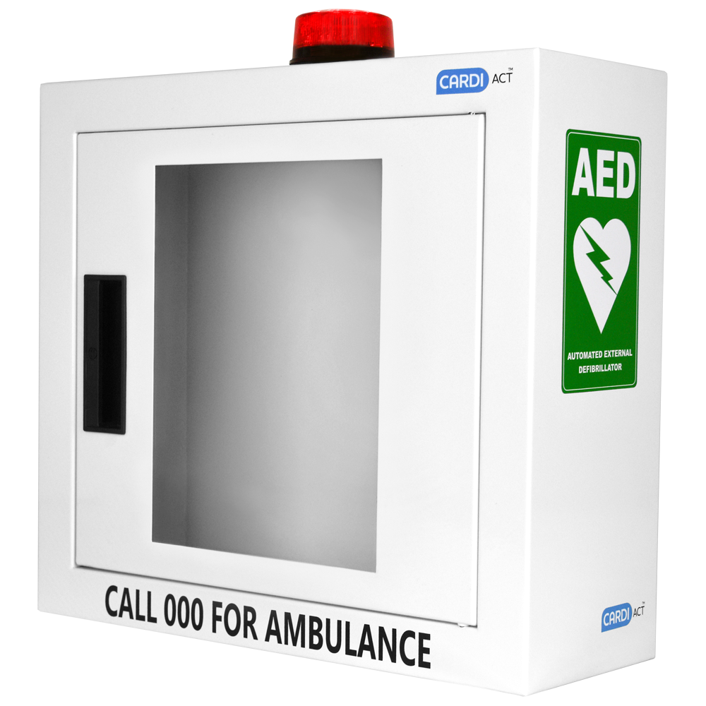CARDIACT Alarmed AED Cabinet with Strobe Light 42 x 38 x 15.5cm Image