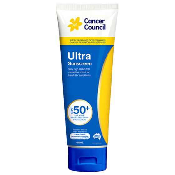 CANCER COUNCIL SPF50+ Ultra Sunscreen Tube 110mL Image