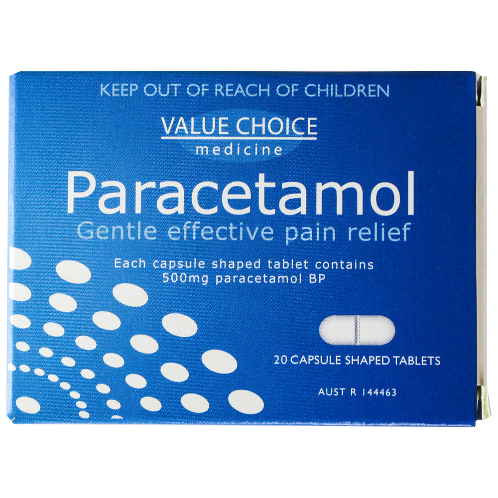 Paracetamol 500mg Tablets Box/20 Image