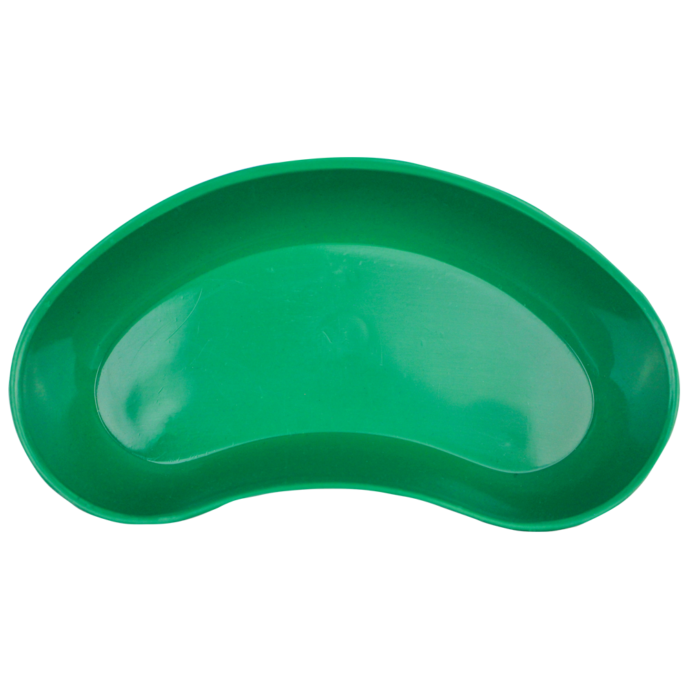 Disposable Green Plastic Kidney Dish 200mL Image