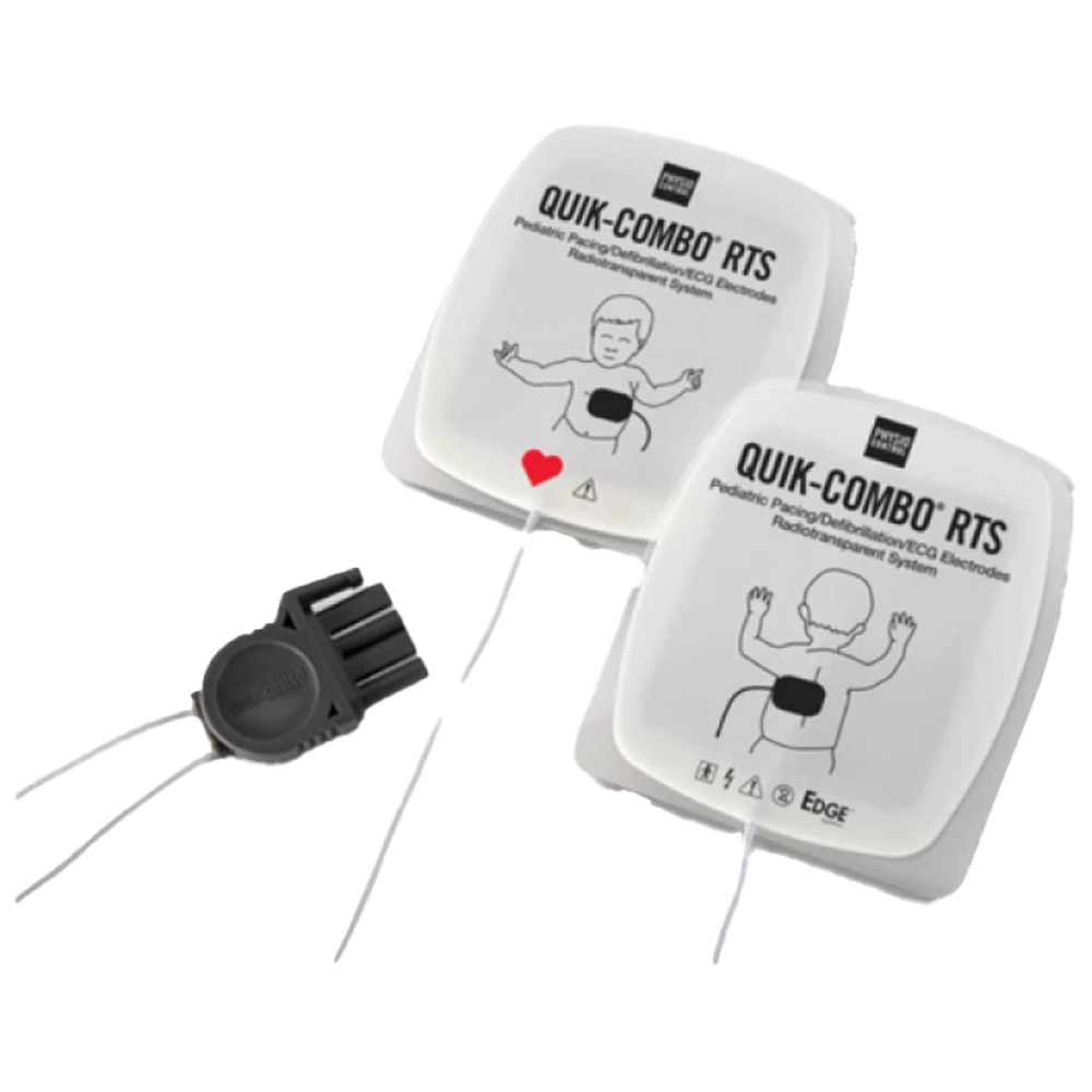 LifePak RTS electrodes with QUIK-COMBO connector – Pediatric (for LP12, LP15 & LP20) Image