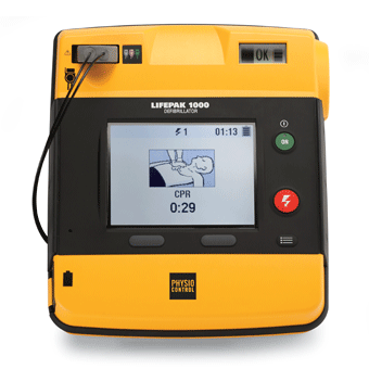 LIFEPAK 1000 Defibrillator with ECG Display & Manual Override Image