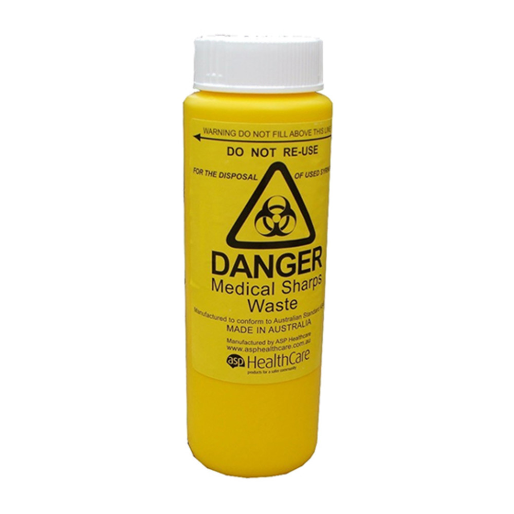 AEROHAZARD Sharps Disposal Container 250mL Image
