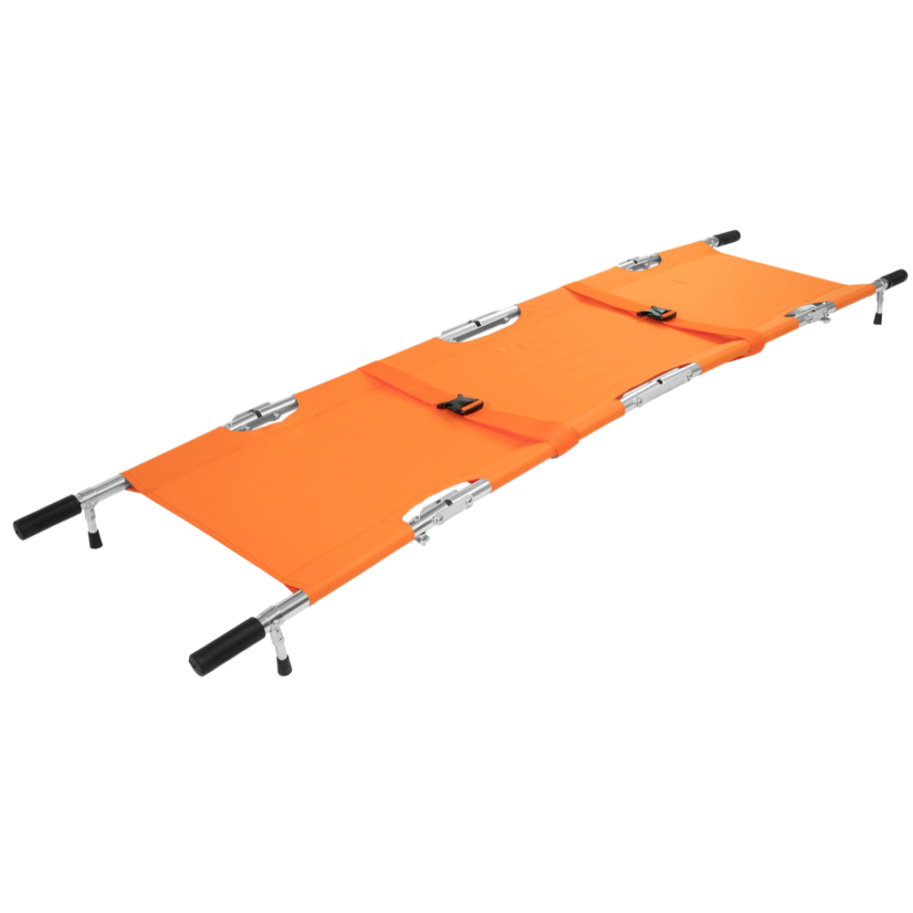 AERORESCUE Alloy Quad-Fold Emergency Pole Stretcher with Carry Case Image