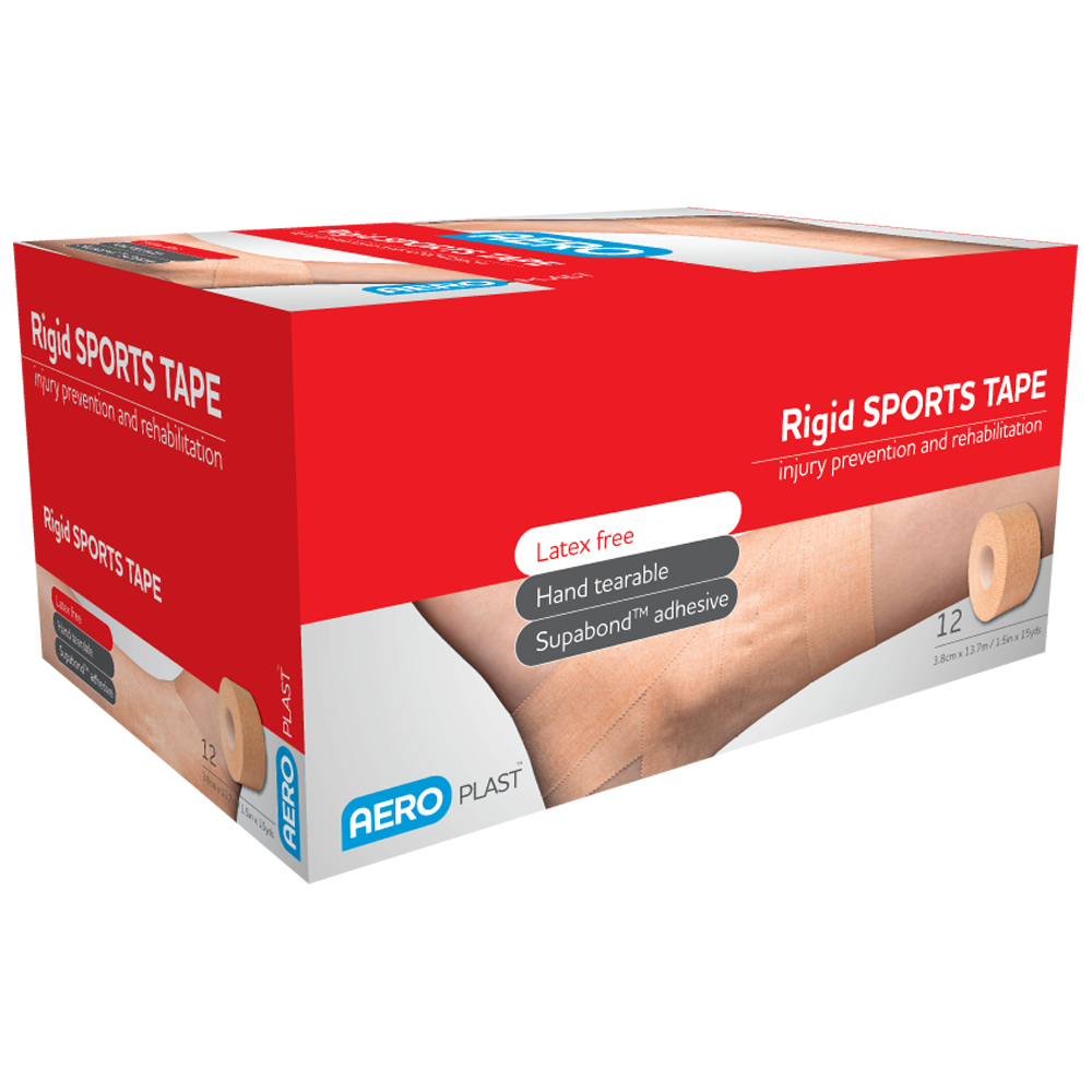 AEROPLAST Rigid Sports Tape 3.8cm x 13.7M Box/12 Image