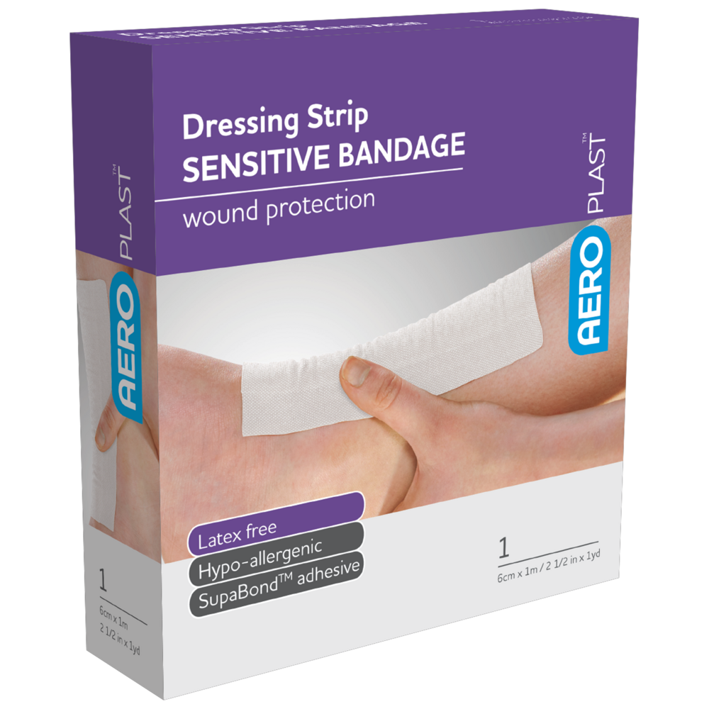 AEROPLAST Sensitive Dressing Strip 6cm x 1M Image