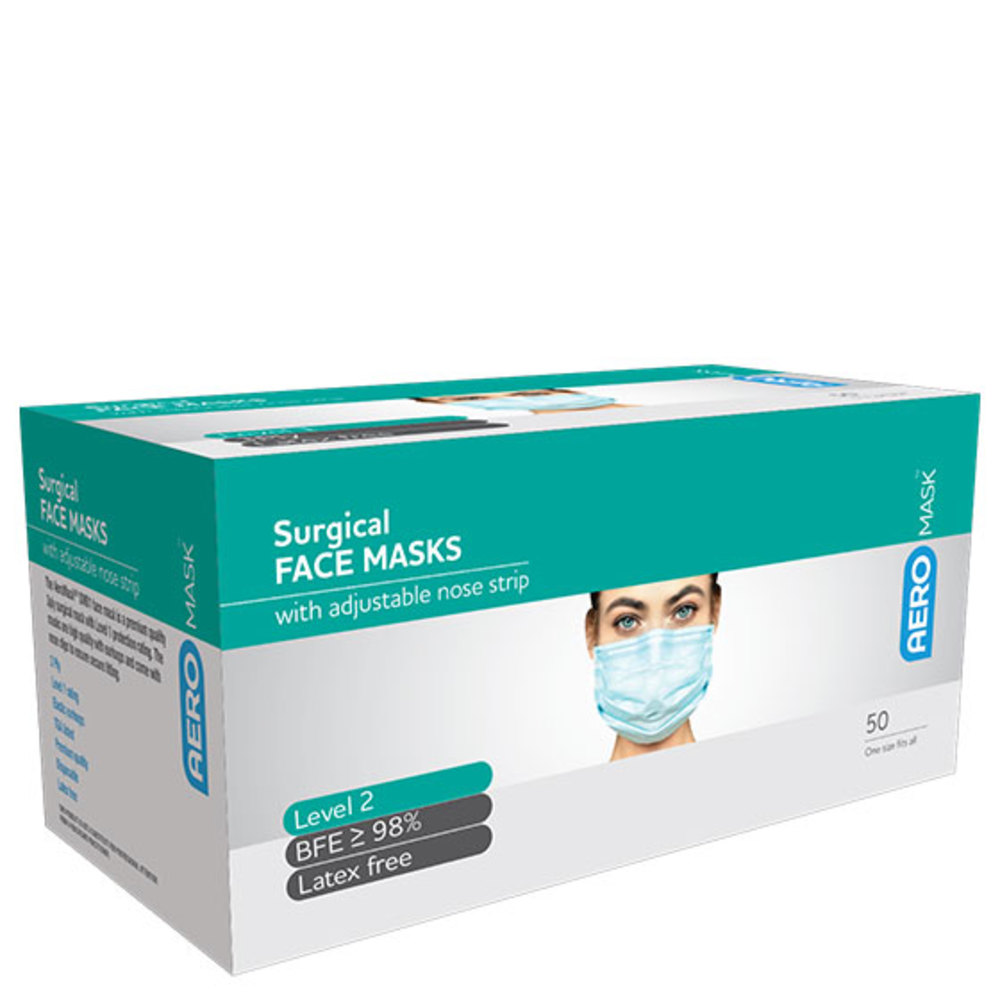 AEROMASK Level 2 Surgical Mask Box/50 Image