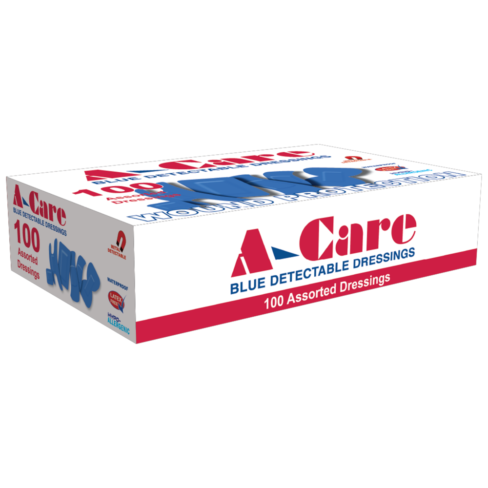 A-CARE Detectable Assorted Dressings Box/100 Image
