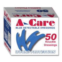 A-Care Detectable Plasters Knuckle - Box 50