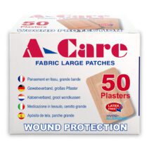 A-Care Fabric Large Patch Plasters (72 x 50mm) – Box 50