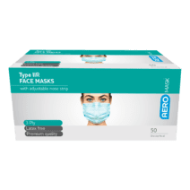 AFMIIR AeroMask Type IIR Face Mask – Box 50