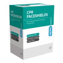 AFS002 AeroShield™ CPR Face Shield – Box 10