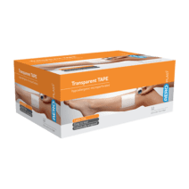 AeroPore™ Clear Plastic Tape - 2.5cm x 5m (BOX 12)