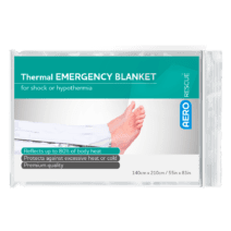 AeroRescue™ Emergency Thermal Foil Blanket Silver 140cm x 210cm