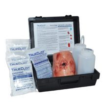 TrueClot Haemorrhage Control Training Kit with Large Calibre Gunshot Wound with Bone