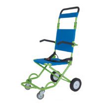 4-Wheel Patient Folding Transit Wheelchair - for Uneven Ground