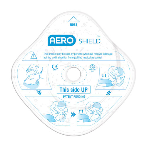 AFS001USAEROSHIELD CPR Face Shield Disposable 1/bag Aero Healthcare USA