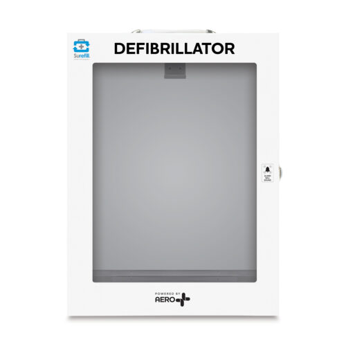 Surefill™ Defibrillator Wall Cabinet - Alarmed (empty) <span class = "aero_product_number"> #AEKM05 </span>