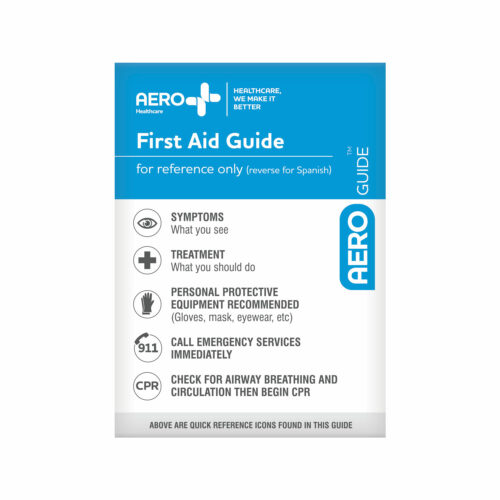 AeroGuide™ First Aid Guide <span class = "aero_product_number"> #SSAGG001 </span>