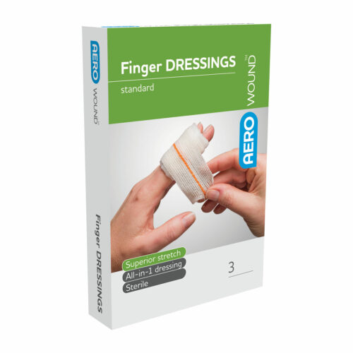 AeroWound™ Finger Dressing Pack 3/box <span class = "aero_product_number"> #AWF03 </span>