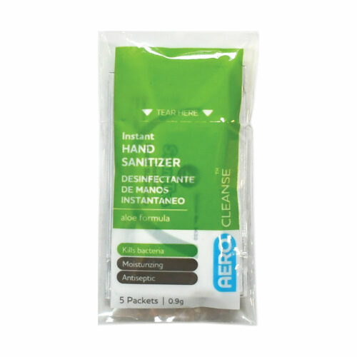AeroCleanse™ Hand Sanitizer 0.9 gram (5pk) <span class = "aero_product_number"> #SSACG05 </span>