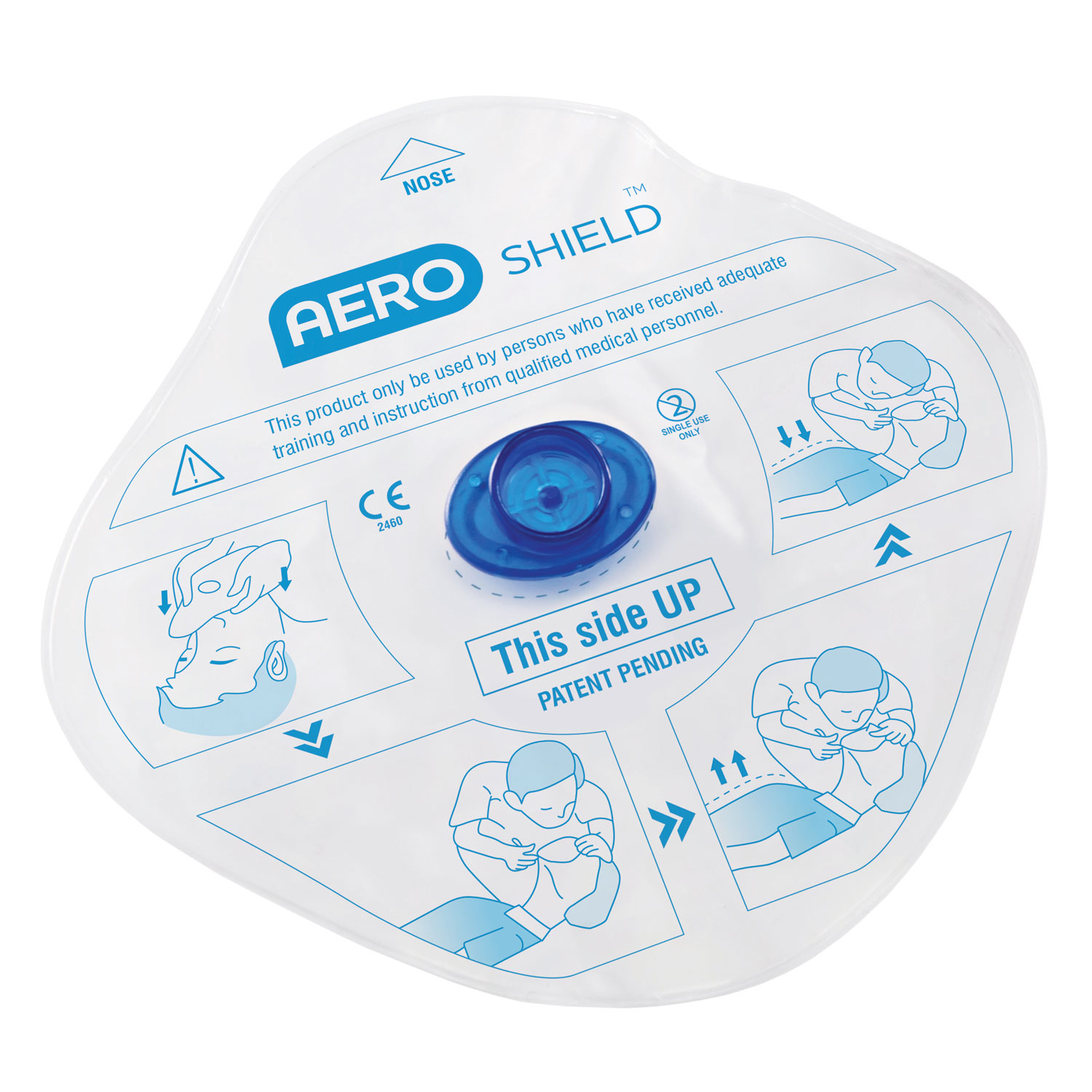 AeroShield™ CPR Face Shield Disposable SSAFS001 Aero Healthcare USA