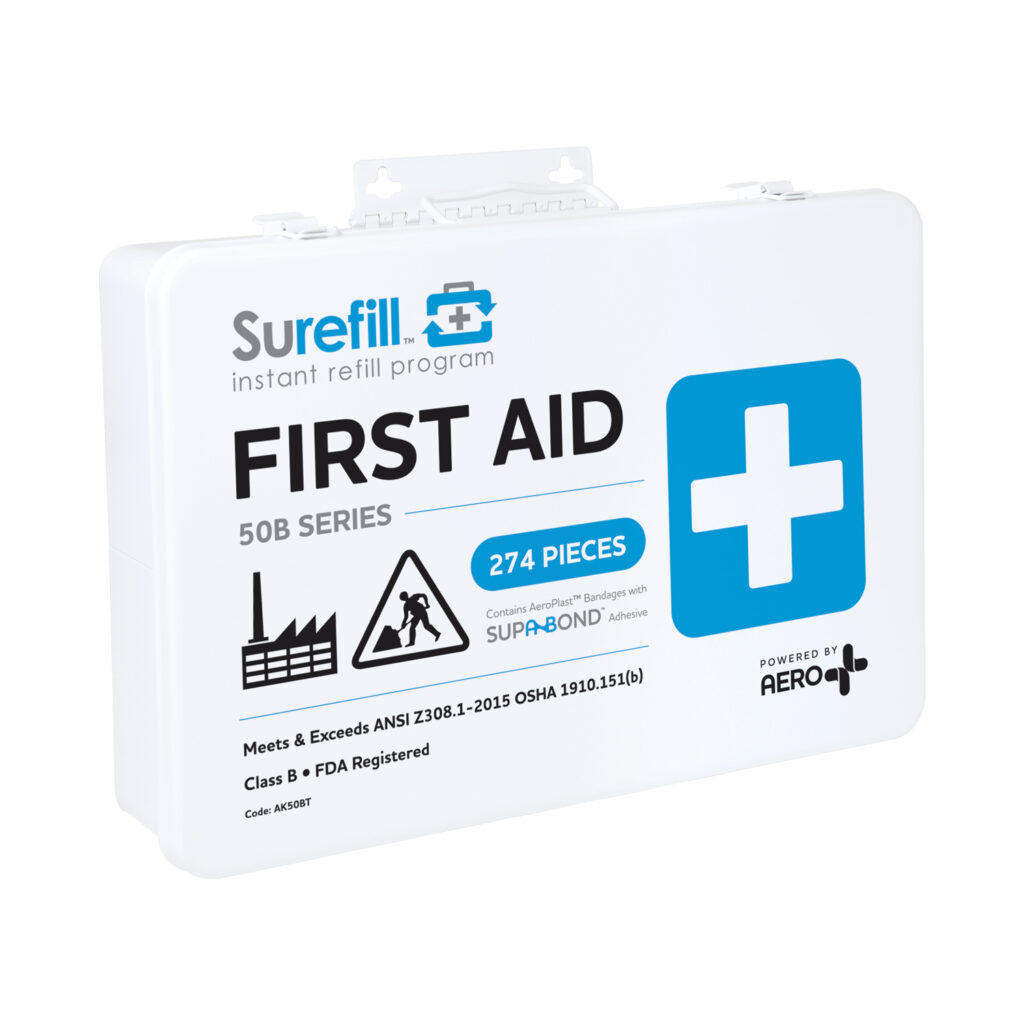 Surefill™ 50B Series ANSI B First Aid Kit Metal Case AK50BT Aero