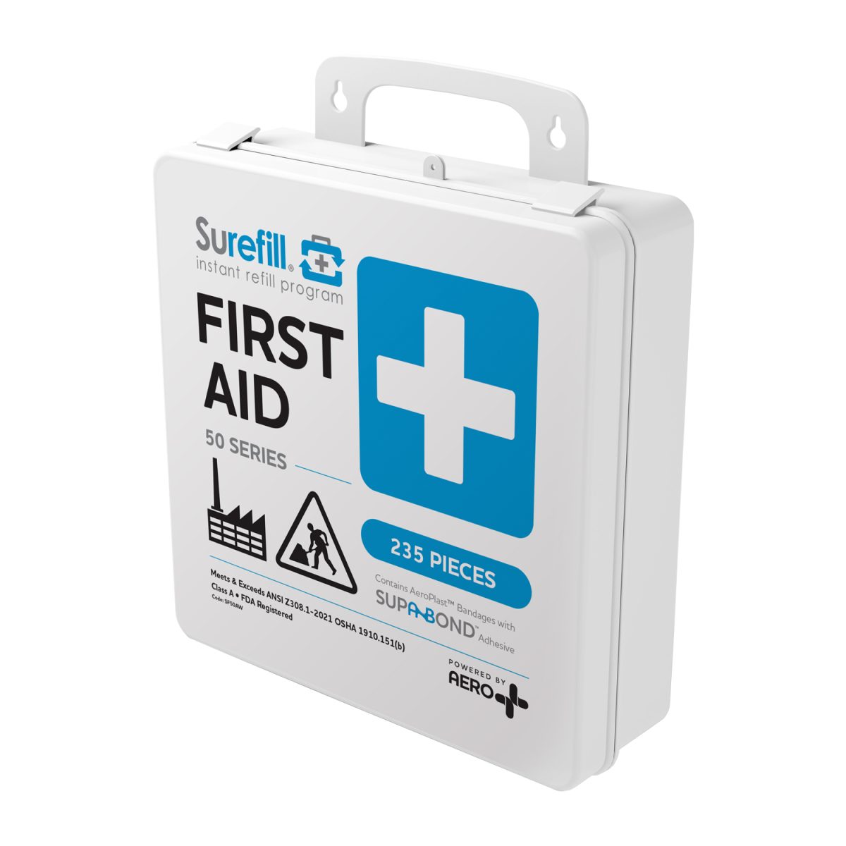 13666 フィリピン 緊急スクリプト 1ペソ 50セントavos セット Surefill® 50 Series ANSI A First Aid Kit - Weatherproof Case