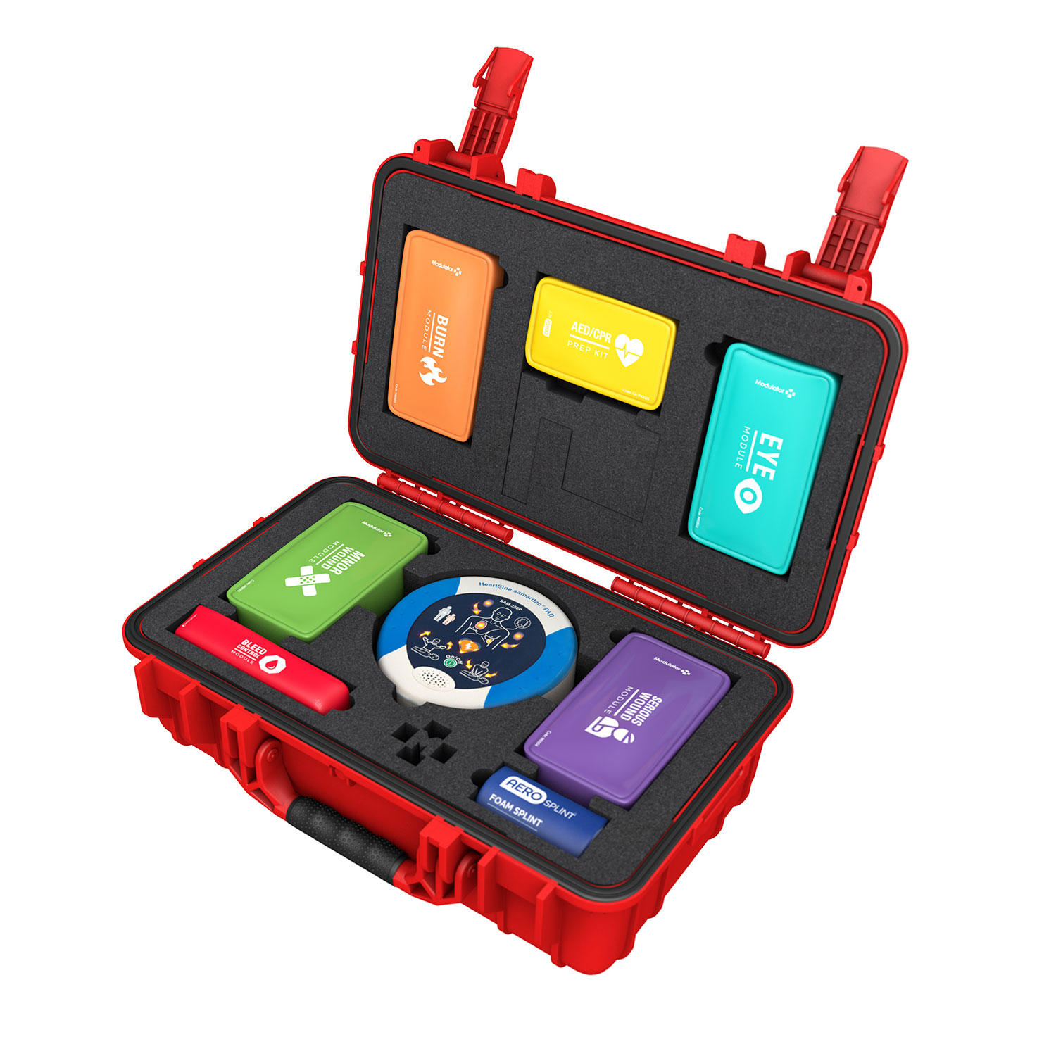 Emotional Addict セット Modulator Trauma Kit with Heartsine 350P & Bleed Control – XL