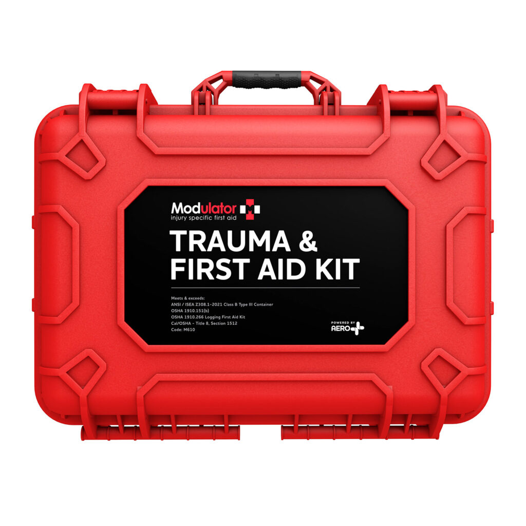 Modulator Trauma Kit with Bleed Control – Rugged Hard Case #M610-1