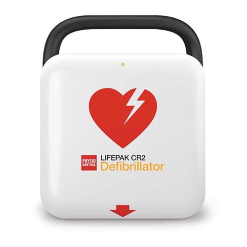 LIFEPAKยฎ CR2 USB Defibrillator, Semi-Automatic, English, Handle