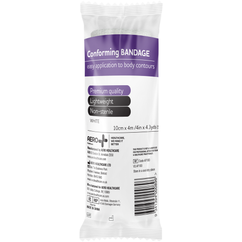AeroFormโข Conforming Bandage 4in x 4.3yds Wrap/12