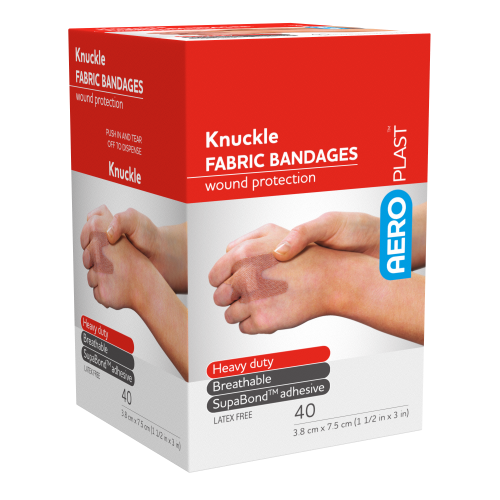 AeroPlastโข Fabric Knuckle Bandages 40/box