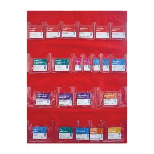 Surefillโข First Aid Cabinet Door Pocket 5 Shelf Empty